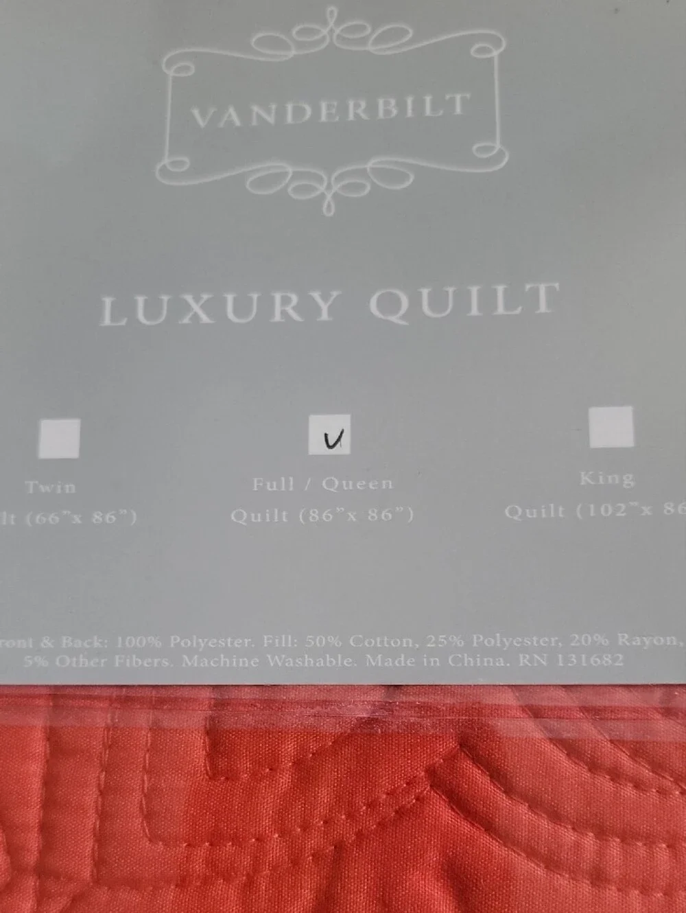 N/A luxury quilt